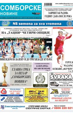 Somborske novine - broj 3085, 9. avg 2013.