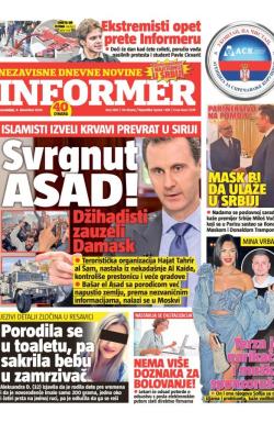 Informer - broj 3851, 9. dec 2024.