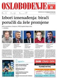 Oslobođenje - broj 26535, 16. nov 2020.