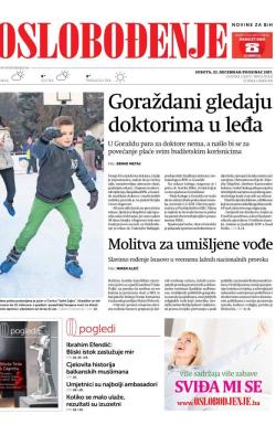 Oslobođenje - broj 25531, 23. dec 2017.