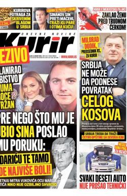 Kurir - broj 1622, 13. avg 2018.