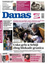 Danas - broj 6564-6565, 19. sep 2015.