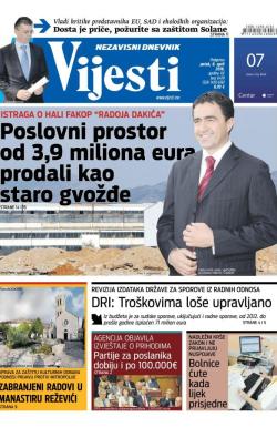 Vijesti - broj 6479, 8. apr 2016.
