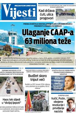 Vijesti - broj 9737, 9. jun 2025.