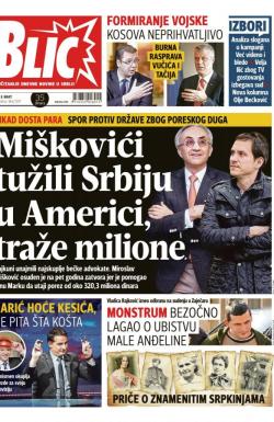 Blic - broj 7207, 8. mar 2017.
