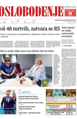 Oslobođenje - broj 26639, 22. mar 2021.