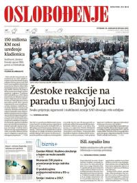 Oslobođenje - broj 25189, 10. jan 2017.
