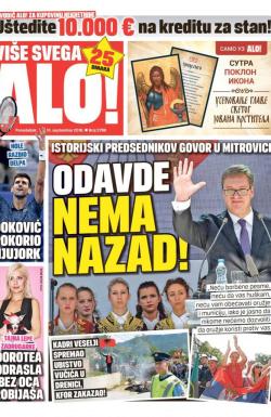 Alo - broj 3786, 10. sep 2018.