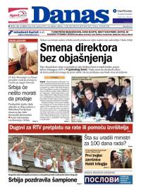 Danas - broj 6148, 30. jul 2014.