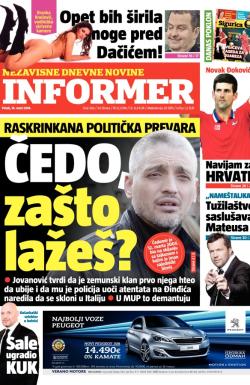 Informer - broj 566, 14. mar 2014.