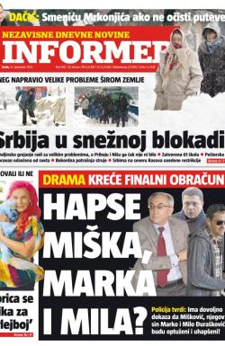 Informer - broj 186, 12. dec 2012.