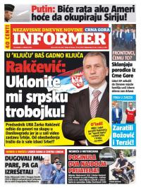 Informer CG - broj 1349, 3. okt 2016.