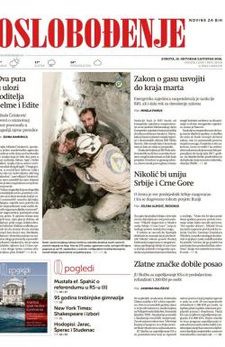 Oslobođenje - broj 25105, 15. okt 2016.