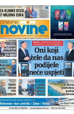 Dnevne novine - broj 2702, 10. jun 2020.