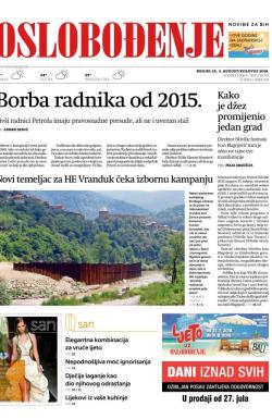 Oslobođenje - broj 25751, 5. avg 2018.