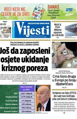 Vijesti - broj 7762, 14. nov 2019.