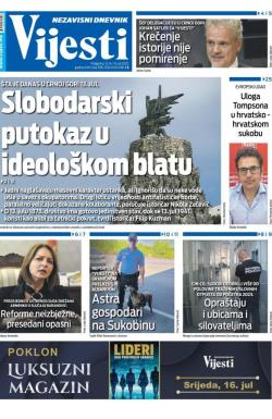 Vijesti - broj 9771, 13. jul 2025.
