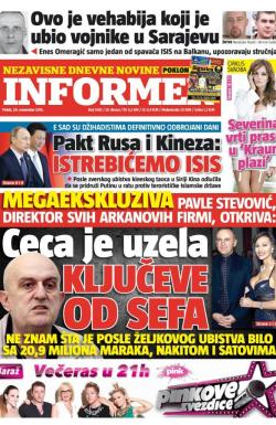 Informer - broj 1083, 20. nov 2015.