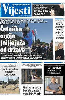 Vijesti - broj 9796, 9. avg 2025.