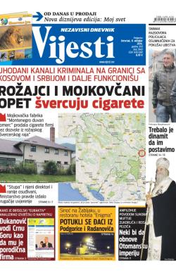 Vijesti - broj 5940, 9. okt 2014.