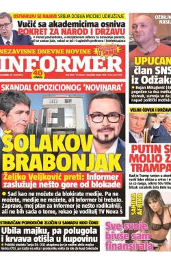 Informer - broj 3936, 24. mar 2025.
