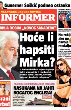 Informer - broj 74, 3. avg 2012.