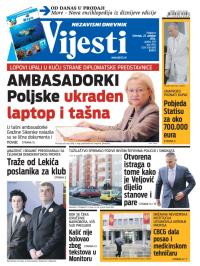 Vijesti - broj 5954, 23. okt 2014.