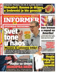 Informer - broj 4012, 24. jun 2025.