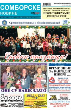 Somborske novine - broj 3105-3106, 27. dec 2013.