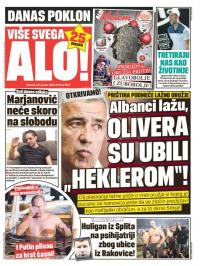 Alo - broj 3557, 20. jan 2018.