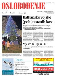 Oslobođenje - broj 27158, 28. nov 2022.
