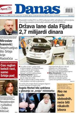 Danas - broj 7947, 3. jul 2019.