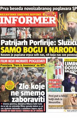 Informer - broj 2685, 20. feb 2021.