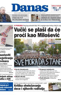 Danas - broj 9298, 11. maj 2023.