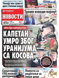 Večernje novosti - broj 3612, 3. jun 2020.