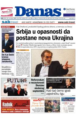Danas - broj 5903, 27. nov 2013.