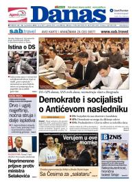 Danas - broj 5831, 16. sep 2013.