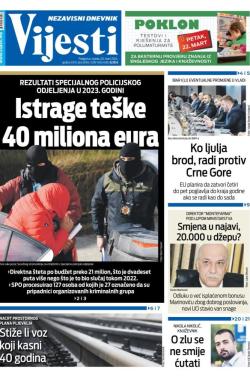 Vijesti - broj 9306, 20. mar 2024.