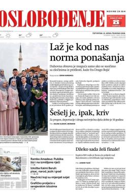 Oslobođenje - broj 25638, 12. apr 2018.