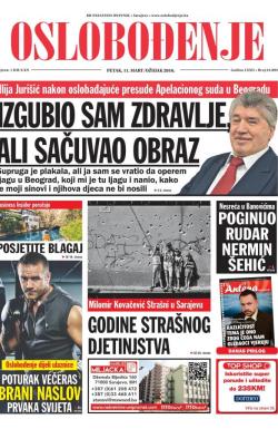 Oslobođenje - broj 24.892, 11. mar 2016.
