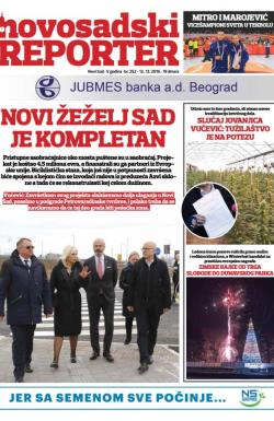 Novosadski reporter - broj 252, 13. dec 2019.