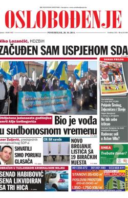 Oslobođenje - broj 24.384, 20. okt 2014.