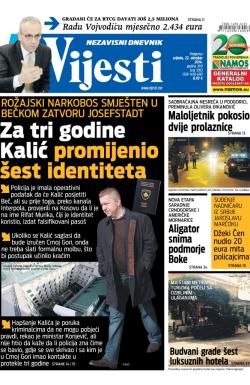 Vijesti - broj 5953, 22. okt 2014.