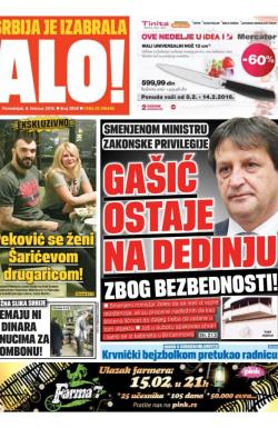 Alo - broj 2858, 8. feb 2016.