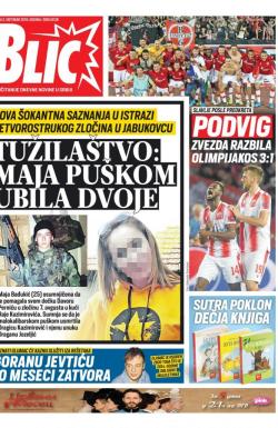 Blic - broj 8126, 2. okt 2019.