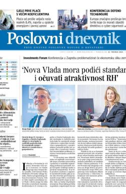 Poslovni Dnevnik - broj 5075, 22. apr 2024.