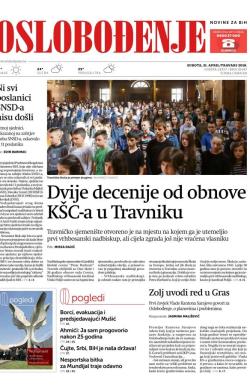 Oslobođenje - broj 25647, 21. apr 2018.