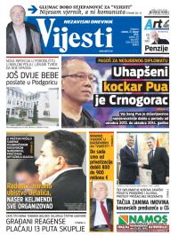 Vijesti - broj 6037, 17. jan 2015.