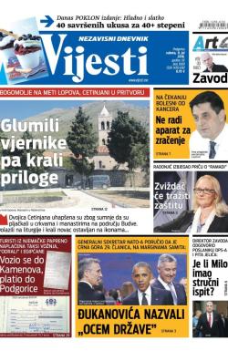 Vijesti - broj 6569, 9. jul 2016.