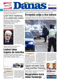 Danas - broj 5552, 11. dec 2012.